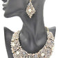 Gorgeous Pearls and Rhinestones Necklace Set