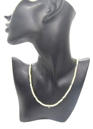 Gorgeous Yellow Pearl Beads,Briolette Crystals, and Cubic Zirconia, One-of-a-Kind Beaded Necklace-handcrafted by Artistry Jewelry