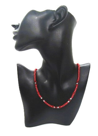 Gorgeous Red, Cosmic Crystal, One-of-a-Kind Necklace-Handcrafted by Artistry Jewelry