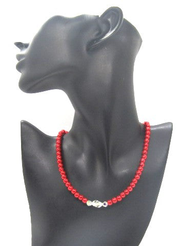 Gorgeous Red, Cosmic Crystal, One-of-a-Kind Necklace-Handcrafted by Artistry Jewelry