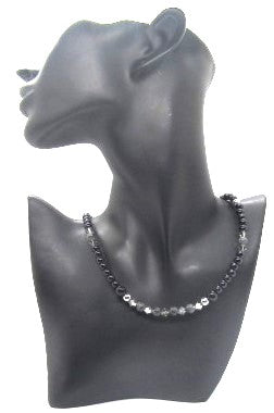 Fabulous Black & Gray Reflection - A  Necklace