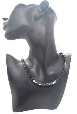 Fabulous Black & Gray Reflection - A  Necklace