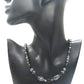 Fabulous Black & Gray Labrador, Black Onyx and Black Diamond Crystals, Semi-precious, Beaded Necklace B-handcrafted by Artistry Jewelry