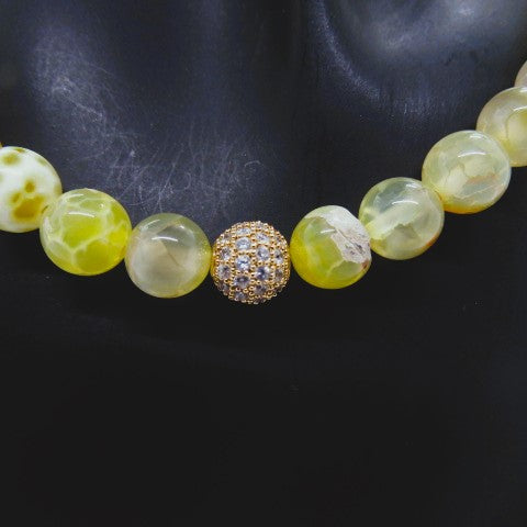 Fabulous Yellow Agates Necklace