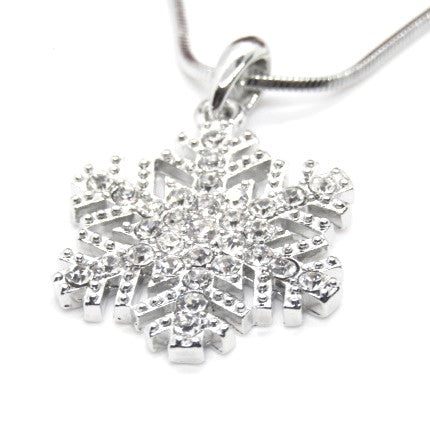 Stunning Crystal Snowflake Necklace