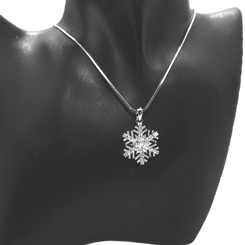 Stunning Crystal Snowflake Necklace