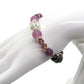 Amethyst and Black Garnet Yoga Bracelet