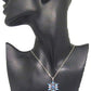 Lovely Blue Winter Snowflake Necklace