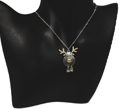 Rudolph the Reindeer Necklace Set