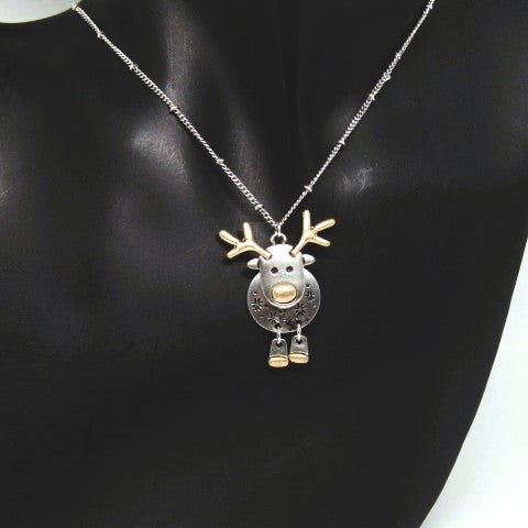 Rudolph the Reindeer Necklace Set