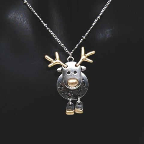 Rudolph the Reindeer Necklace Set