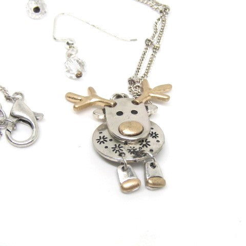 Rudolph the Reindeer Necklace Set