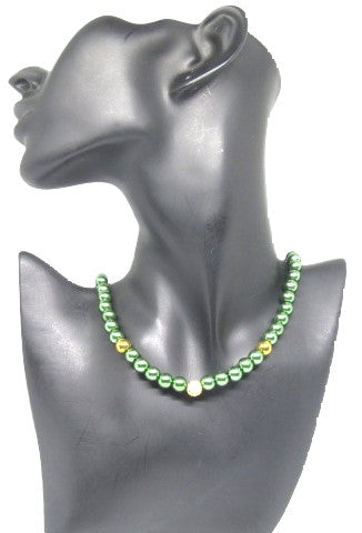 Stunning Cubic Zirconia and Hematite Necklace