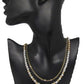 Beautiful Silver and Gold Hematite Necklace