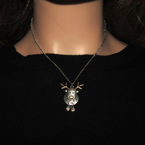 Rudolph the Reindeer Necklace Set