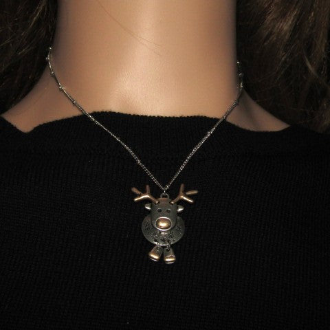 Rudolph the Reindeer Necklace Set