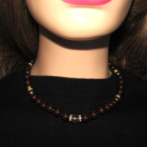 Beautiful Maroon Dreams Necklace