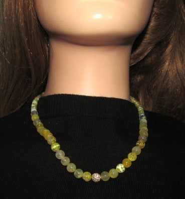 Fabulous Yellow Agates Necklace