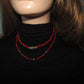 Gorgeous Red, Cosmic Crystal, One-of-a-Kind Necklace-Handcrafted by Artistry Jewelry