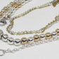 Beautiful Silver and Gold Hematite Necklace