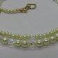 Gorgeous Yellow Pearl Beads,Briolette Crystals, and Cubic Zirconia, One-of-a-Kind Beaded Necklace-handcrafted by Artistry Jewelry