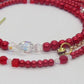 Gorgeous Red, Cosmic Crystal, One-of-a-Kind Necklace-Handcrafted by Artistry Jewelry