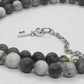 Beautiful Mountain Jade, Labradorite, Semi-precious, Beaded Necklace handcrafted by Artistry Jewelry