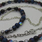 Radiant Blue Natural Lava and Hematite Beaded Two-Strand Necklace