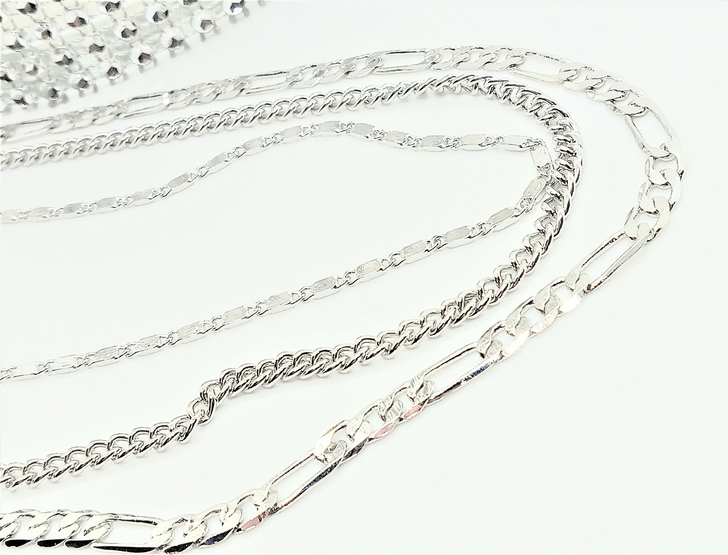Flattering Triple Chain Necklace