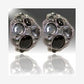 Stunning Black and Gray Earrings