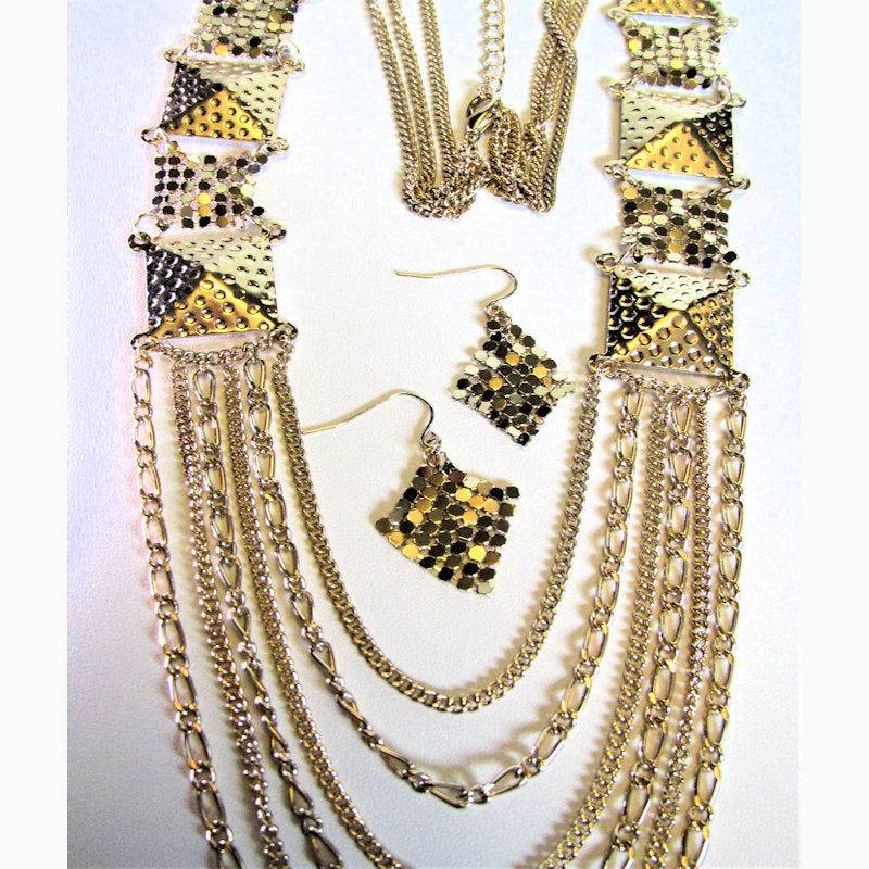 Golden Treasure Necklace Set