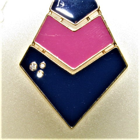 Fantastic Blue and Pink Earrings