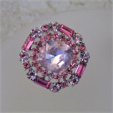 Lovely Marquise Pink Stud Earrings