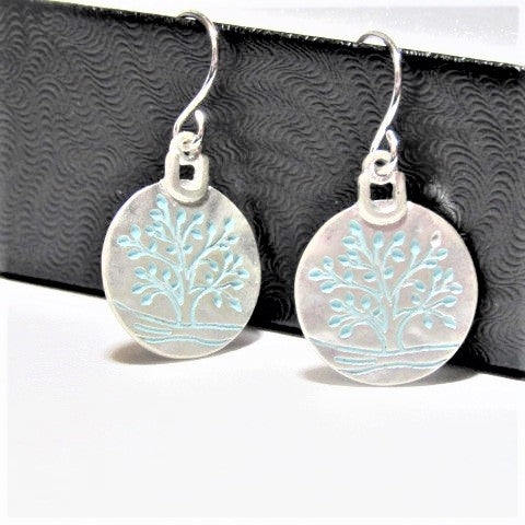 Beautiful Silver Tree of Life Earrings