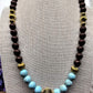Gorgeous Turquoise and Maroon Princess Necklace