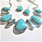 Fabulous Turquoise and Silver Necklace Set