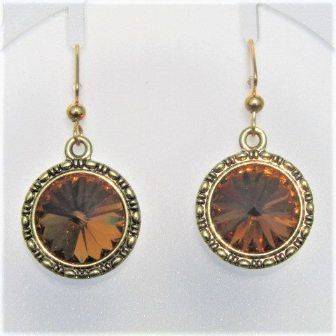 Lovely Smokey Topaz Earrings