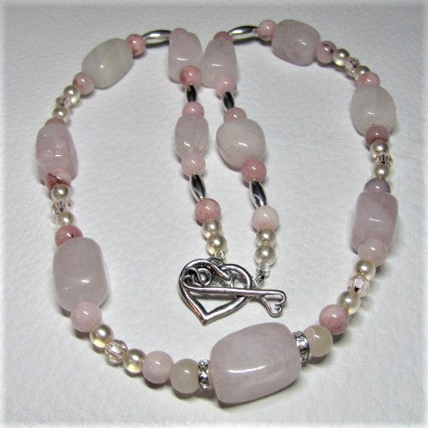 Beautiful Pretty in Pink Necklace Set