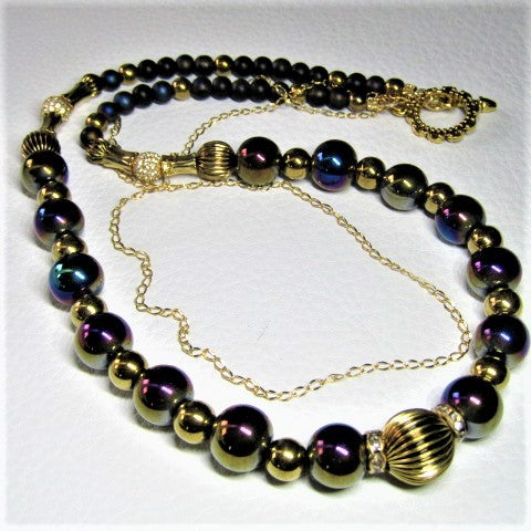 Amazing Purple Dreams Matinee Necklace