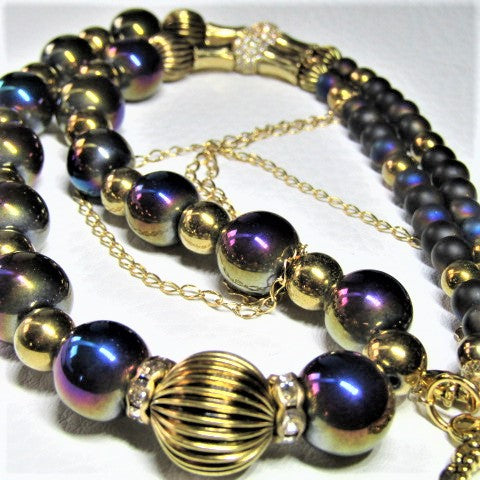 Amazing Purple Dreams Matinee Necklace