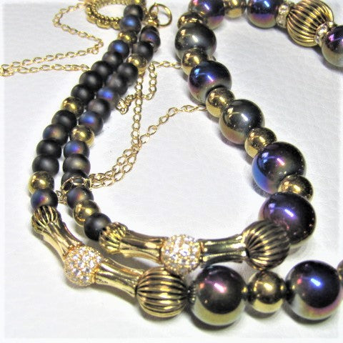 Amazing Purple Dreams Matinee Necklace