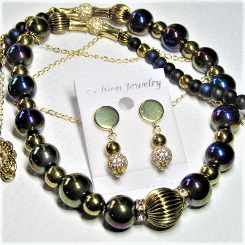 Amazing Purple Dreams Matinee Necklace