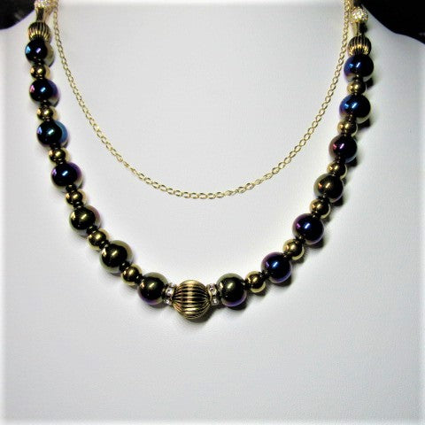 Amazing Purple Dreams Matinee Necklace