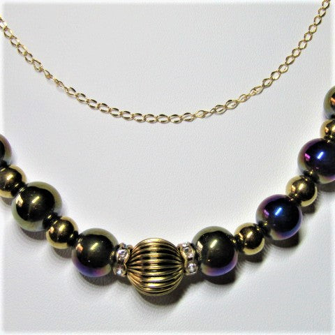 Amazing Purple Dreams Matinee Necklace