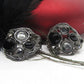 Stunning Black and Gray Earrings