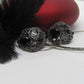 Stunning Black and Gray Earrings