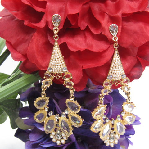 Beautiful Rose Gold Chandelier Earring