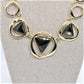 Rings and Triangles Necklace Set