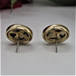 Lovely Stud Hammered Earrings