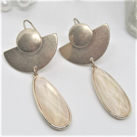 Lovely Elongated Teardrop Earrings